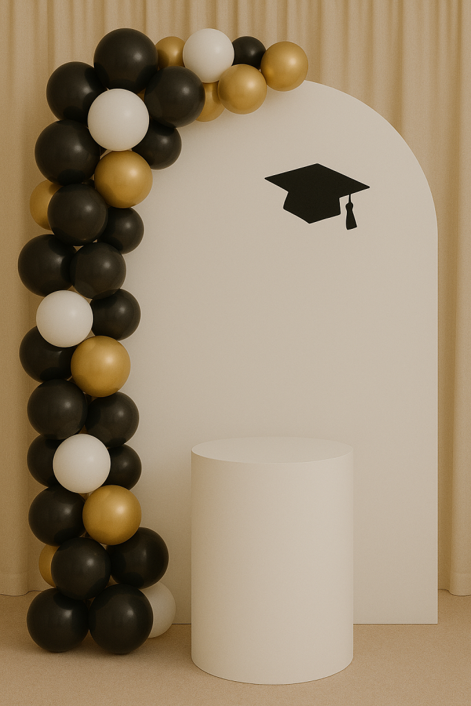 Graduation backdrop-glamourevent